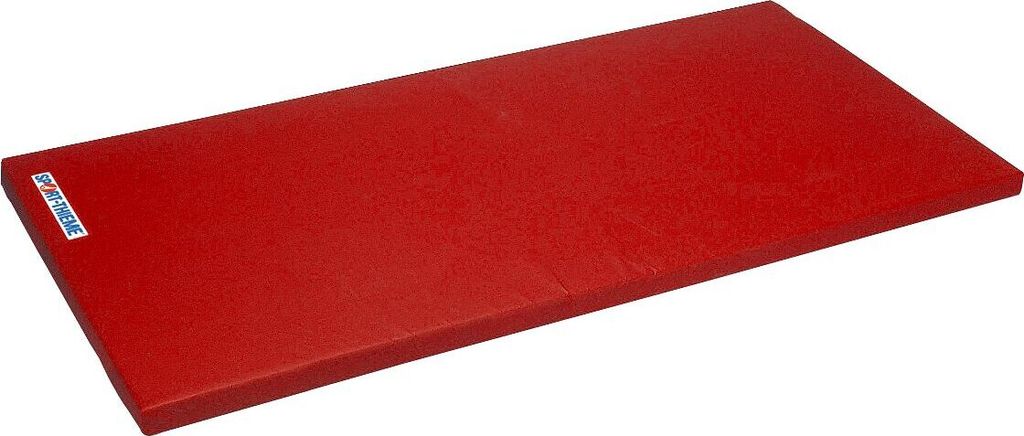 Sport-Thieme Turnmatte "Super", 200x125x8 cm, Polygrip Rot, Basis