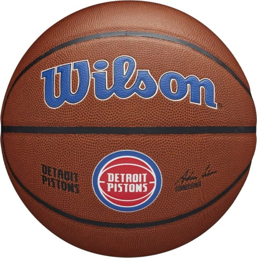 Ballon Wilson Detroit Pistons avec Revêtement Pure Feel Grip Exceptionnel