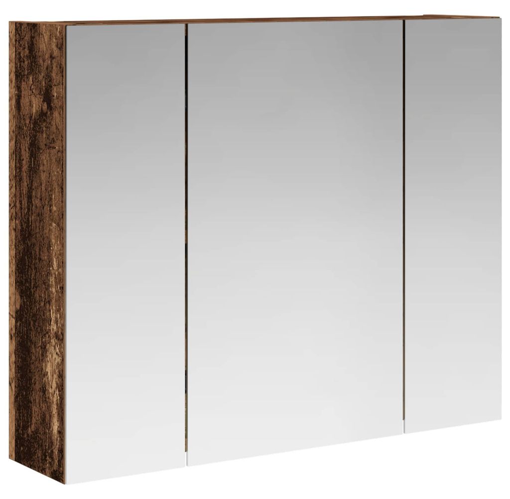 Badezimmerspiegelschrank Altholz 60 x 14,5 x 50 cm