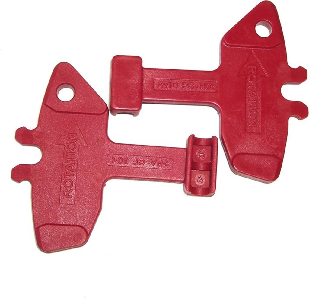 Avid 11.5315.046.010 Belagspreizer für Juicy Caliper, rot (1 Paar)