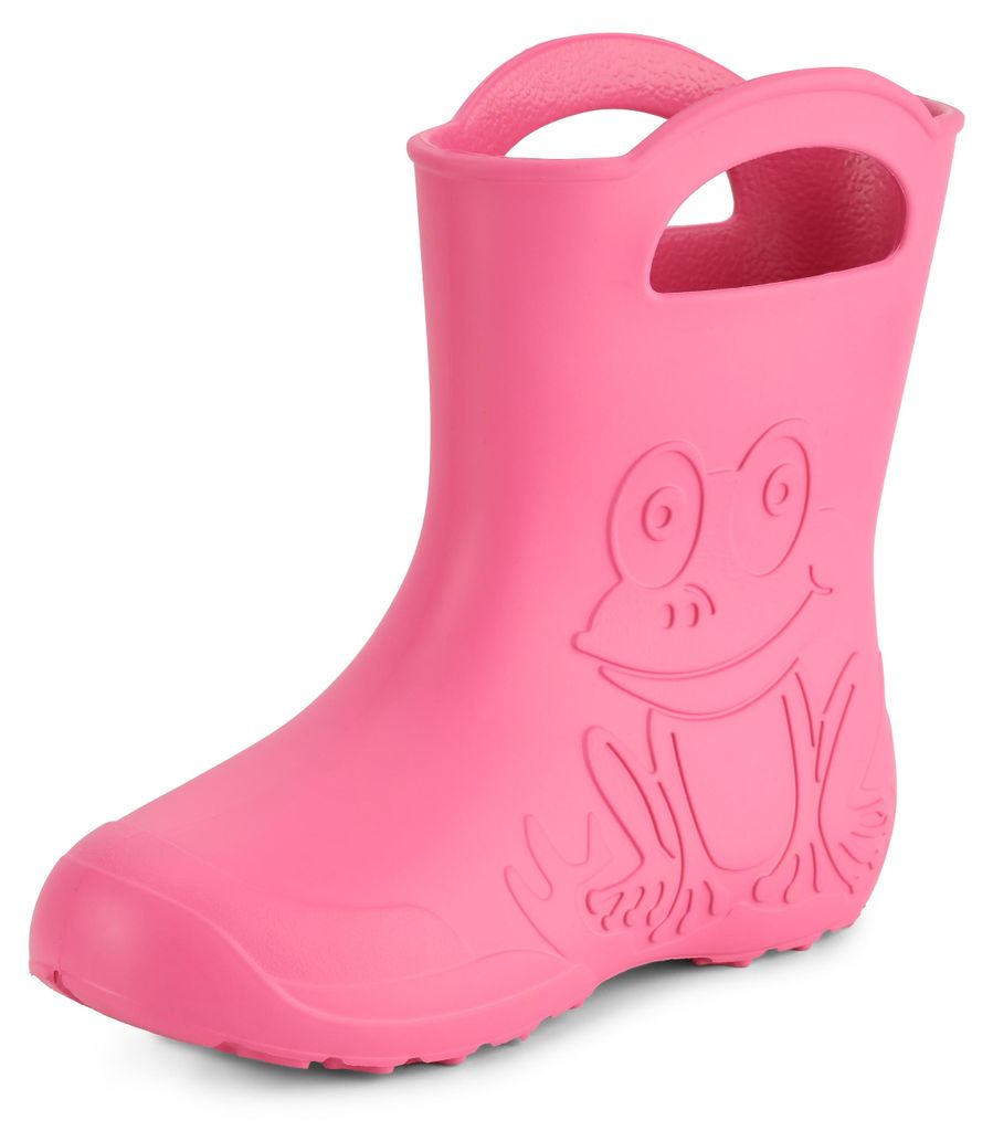 Ladeheid Damen federleichte Eva Gummistiefel Regenschuhe LA-CA-09 (Rosa, 38/39 EU)