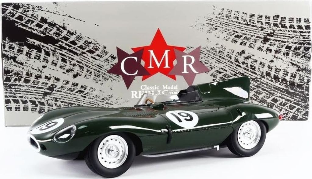 Jaguar D-Type #19 Winner 12 Sebring 1955 - 1:18 - CMR Classic Model Replicars