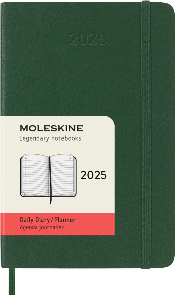 Moleskine 12měsíční denní kalendář 2025, kapesní/A6, 1 den Obrázek produktu 5