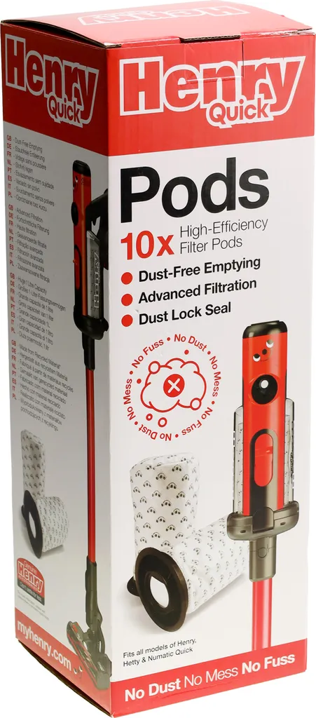 Cialde Henry Quick Numatic 915744 - Filtro 3 Strati per NQ100