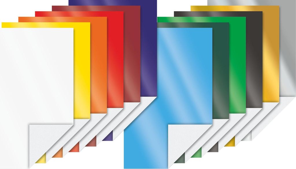 HEYDA Bastelmappe Glanzpapier, DIN A4 Produktbild 