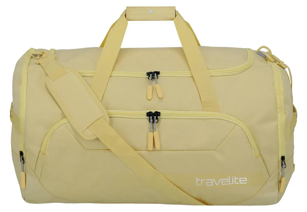 Sac de voyage Kick Off Duffle jaune léger et résistant par travelite