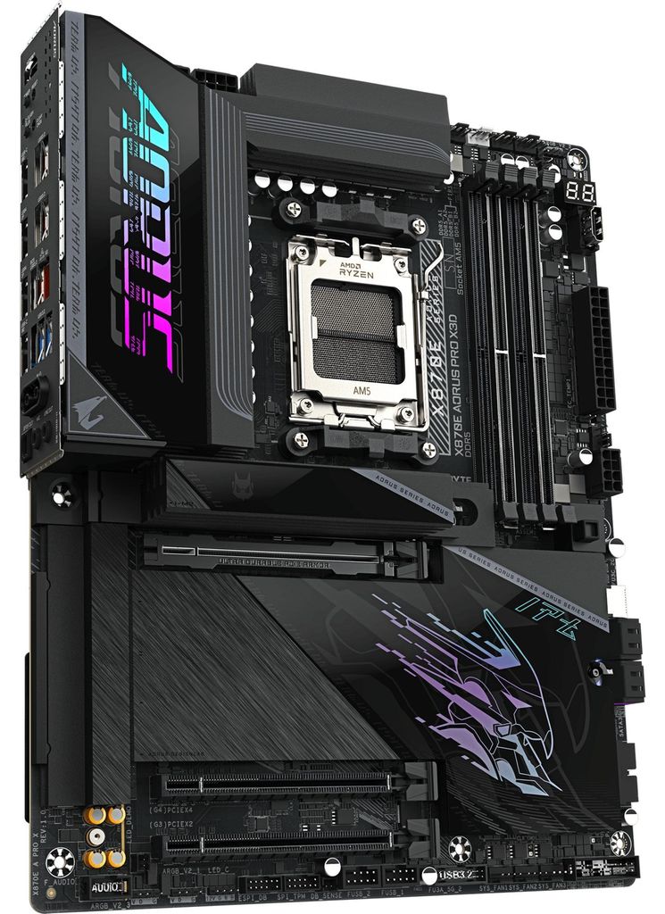 GIGABYTE X870E AORUS PRO X3D, Mainboard Produktbild 