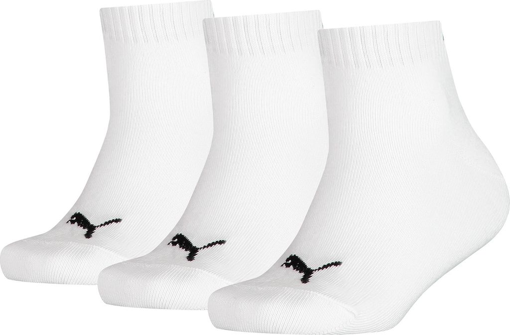 3er Pack PUMA Kinder Quarter Socken white 31-34