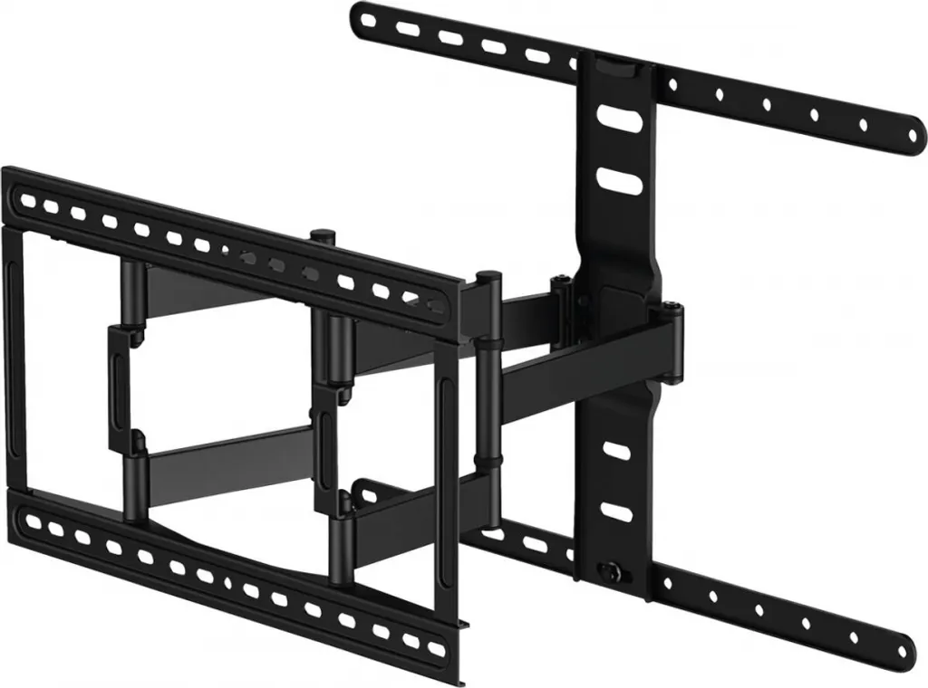 Staffa TV My Wall H 24 Nera 43-90" | Design Full Motion Salva-Spazio