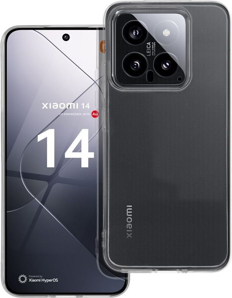 Case passend für Xiaomi 14 Clear Case 2 mm (camera protection) transparent