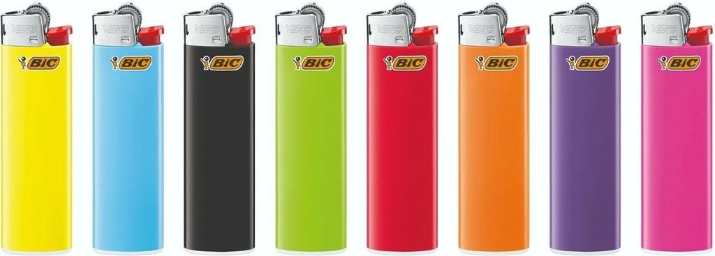 Feuerzeuge Bic Classic Slim J23. Display mit 50 farblich Produktbild 7