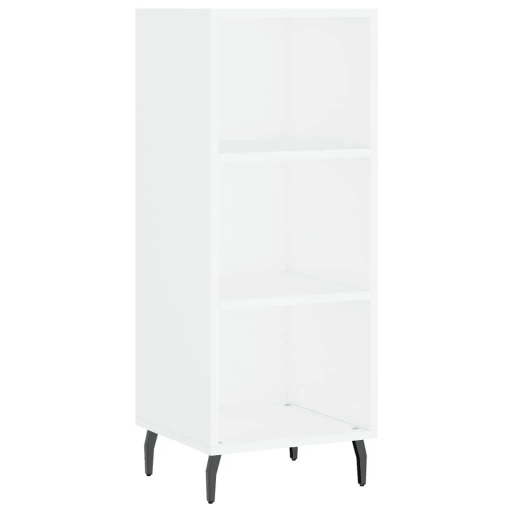 SYFAX™ Credenza Bianca 34,5x32,5x90 cm in Legno Multistrato
