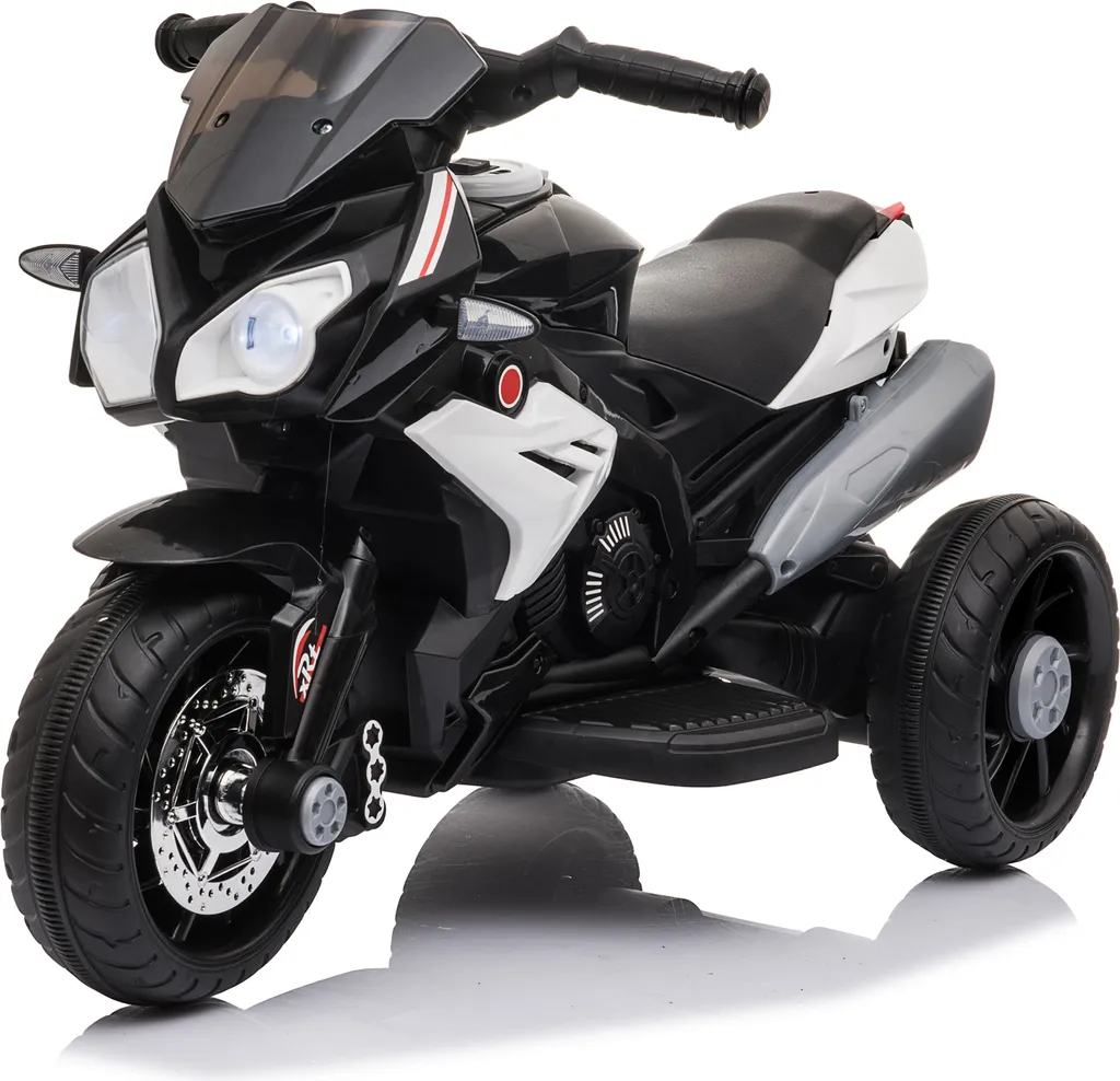Véhicule Électrique Enfant pour Jardin - Tricycle 6V 7Ah Blanc 88cm FCH