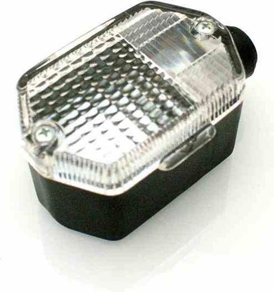 Blinker Mz / Simson Quadratisch Weiss