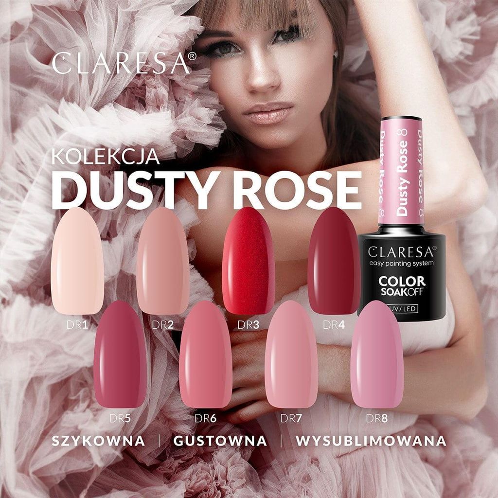 Claresa Dusty Rose Hybrid Nagellack - 5 g AUSWAHL