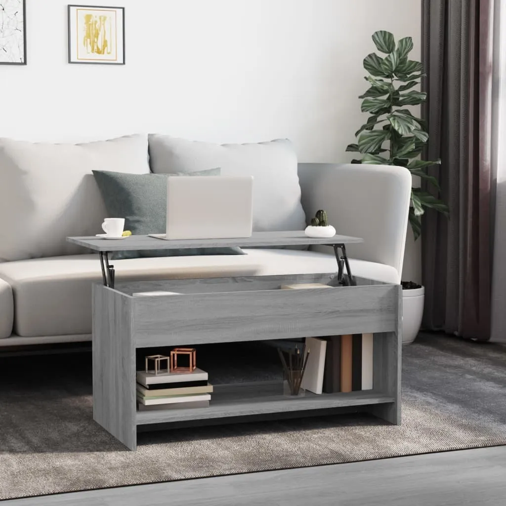 Tavolino Economico Grigio Sonoma 102x50x52,5 cm - Qualità Prezzo