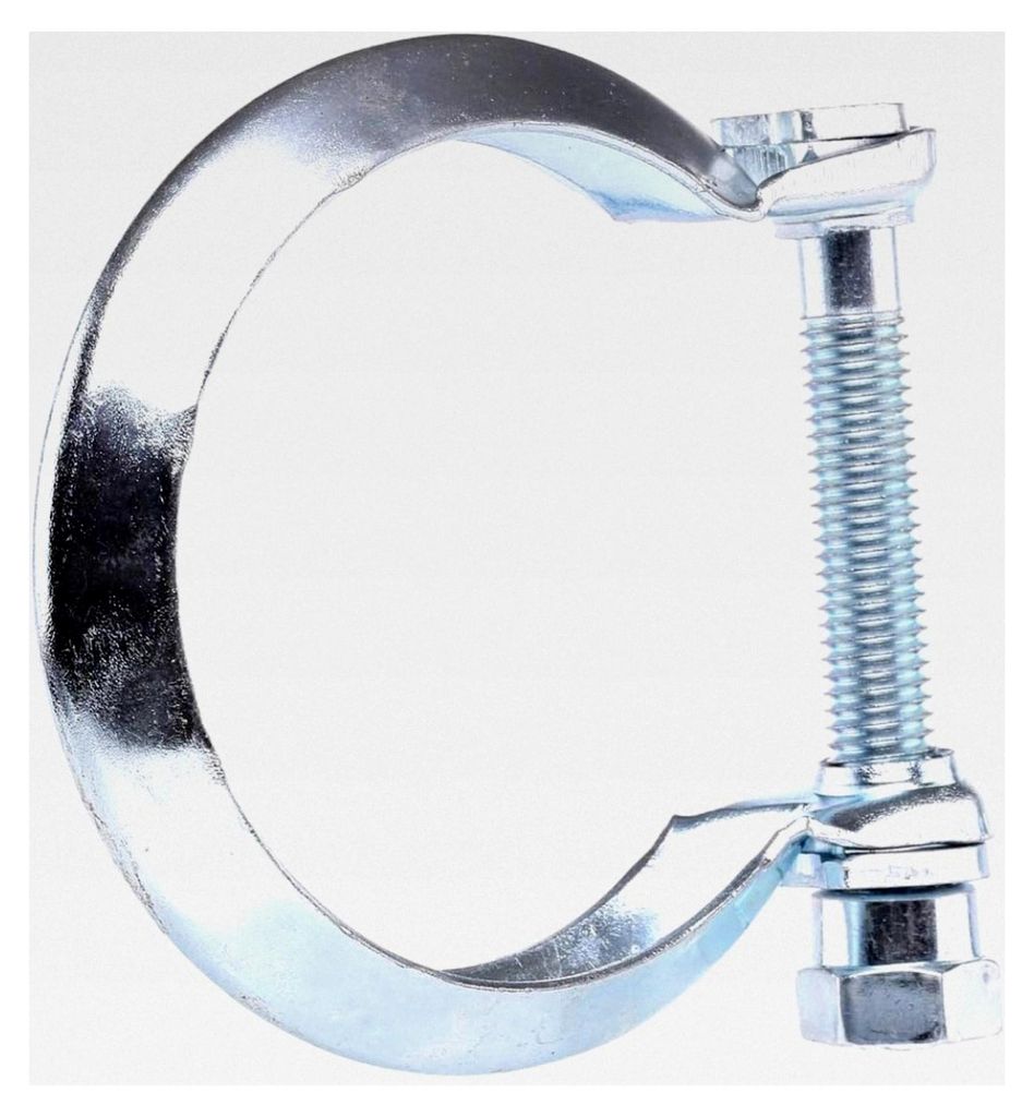Klemmstück, Abgasanlage, Silber