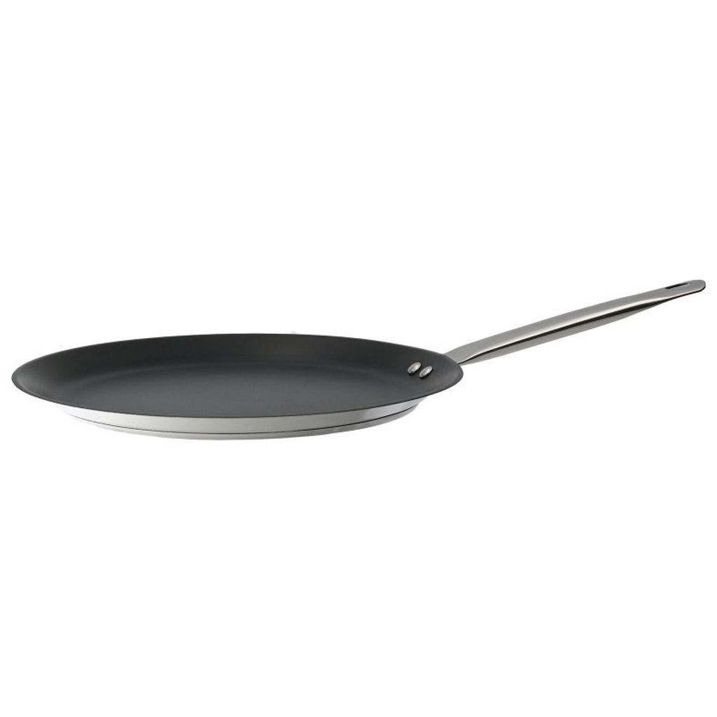 Kelomat Palatschinkenpfanne Ø28 cm Edelstahl Antihaft Induktion