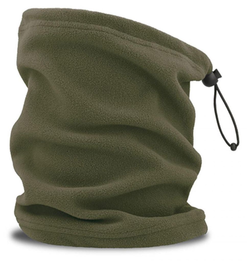 Atlantis HOTR | Hotty-S Neck Warmer Schlauchschal recyceltes Polyester - Farbe: Olive - Größe: 25 x 28 cm