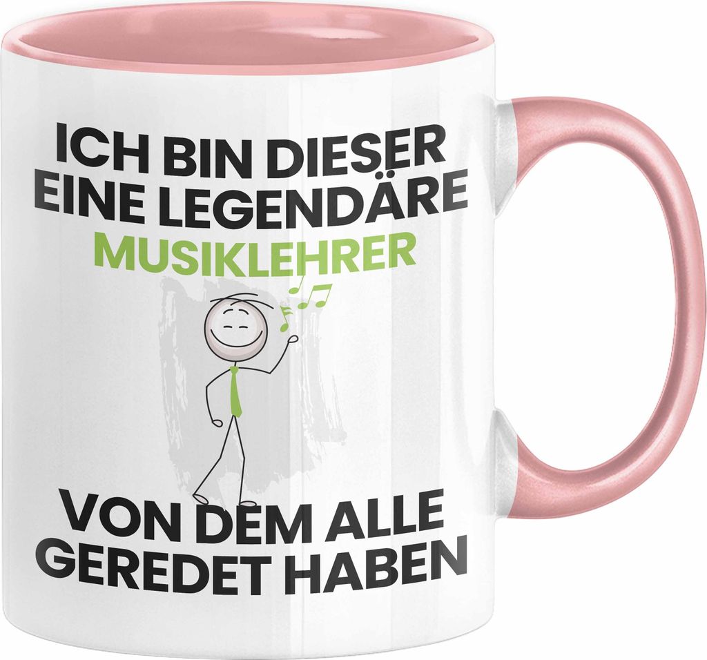 Musiklehrer Geschenk Tasse Lustige Geschenkidee Geburtstag für Musiklehrer Ich Bin Dieser Legendäre Musiklehrer Von Dem Alle Geredet Haben Kaffee...