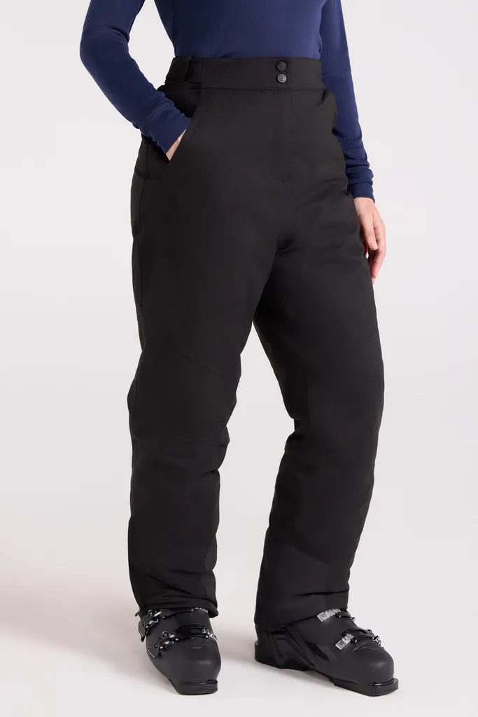 Pantalon de ski Blizzard II femme MW1500 noir velours anti-froid T48