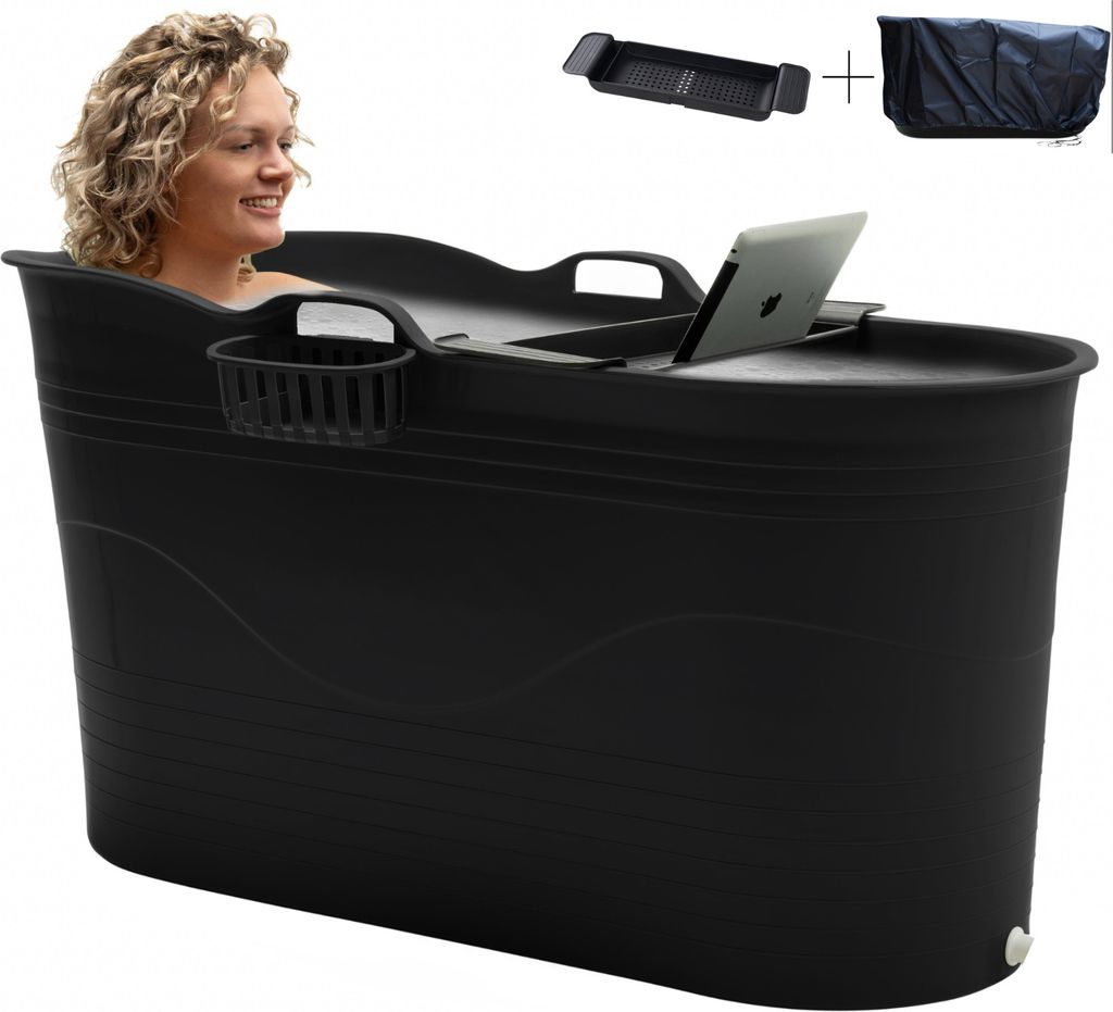 HelloBath® - Bath Bucket XL (Komfort) - černý - 125cm, Obrázek produktu 1