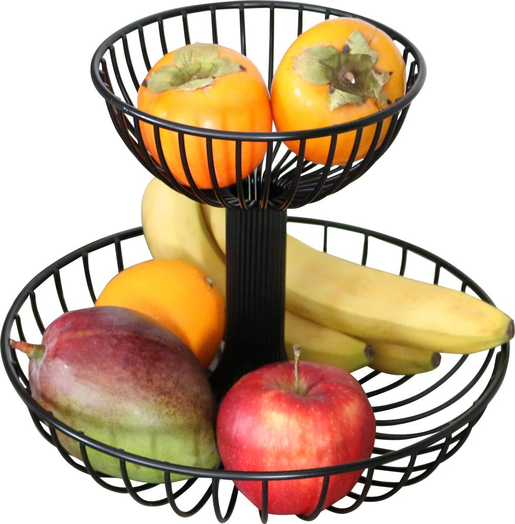 bremermann Obst Etagere, Obstschale, Drahtkorb rund, Ø ca. Produktbild 