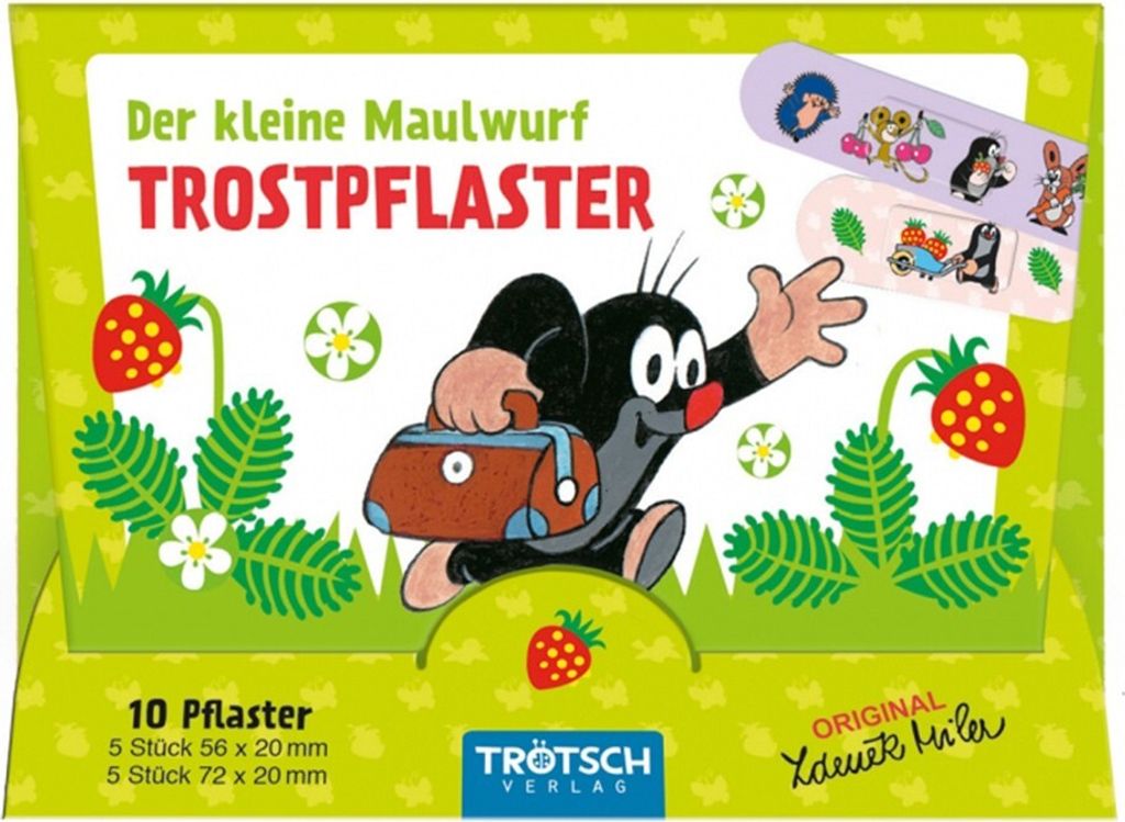 Trötsch Malý krtek Sada náplastí Útěšná náplast zelená Obrázek produktu 