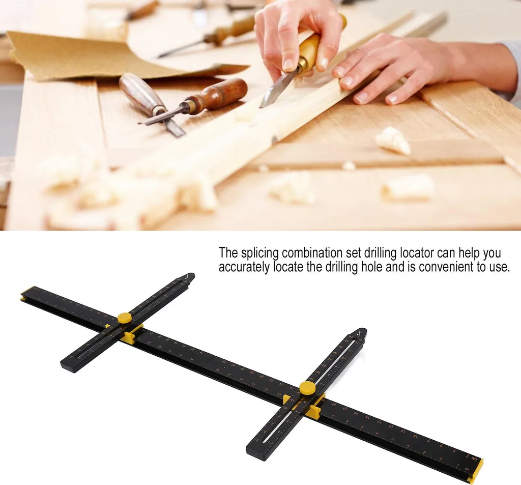 Guide de perçage portable et ajustable pour assemblage bois et cadres - 18