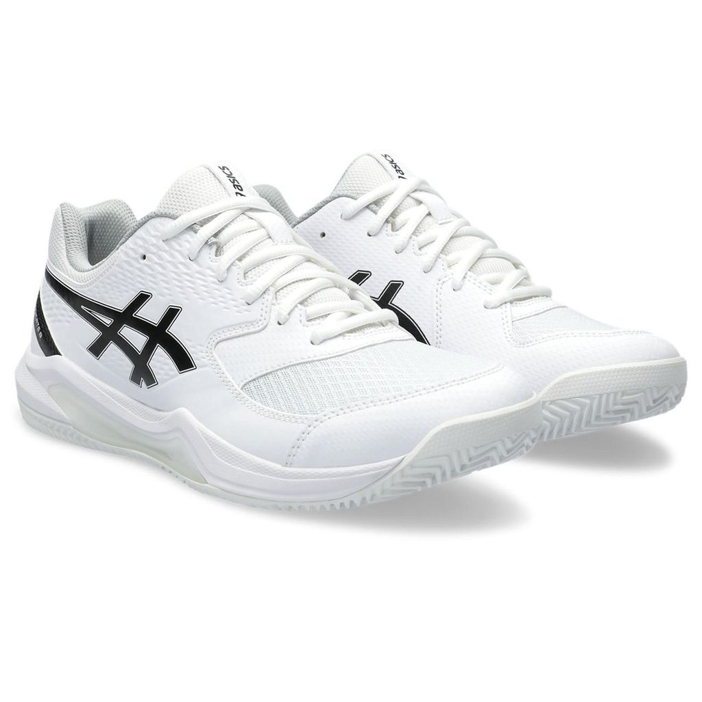 Asics Tennisschuh Gel Dedicate 8 Clay Herren Weiß Schwarz Produktbild 3