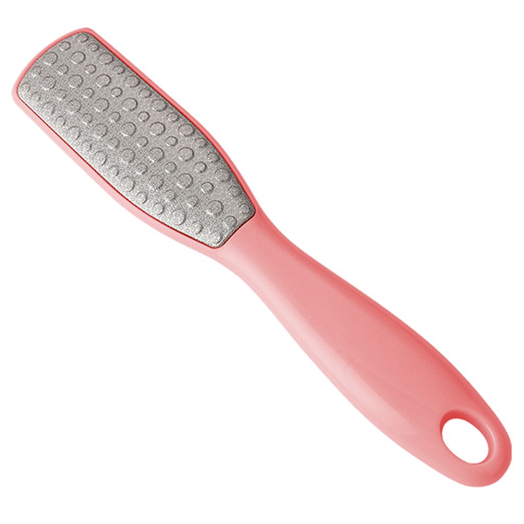 Pediküre Mühle Ergonomisch bequem zum Griff doppelseitiger Fuß Harthaut Hautentfernung Pinselschäler Badezimmerlieferungen-Rosa