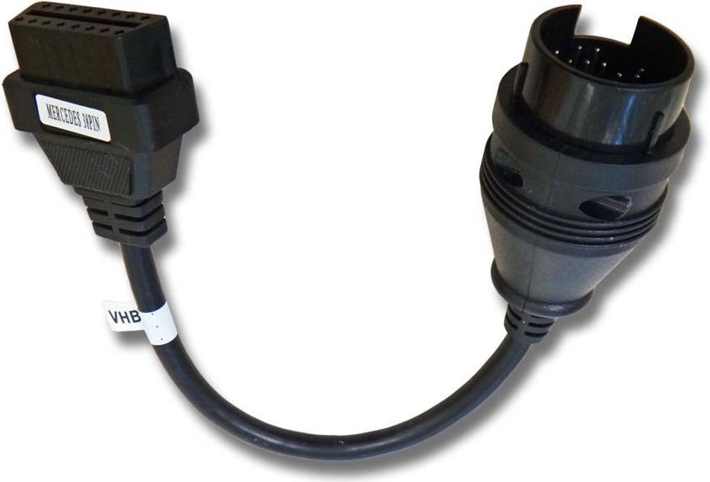 vhbw OBD Adapter 38Pin-OBD1 auf OBD2 kompatibel mit Produktbild 