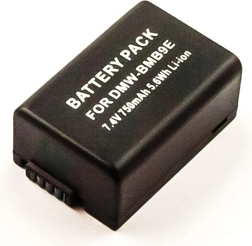 Batterie de secours DMW-BMB9 pour Panasonic Lumix voyage et vidéo