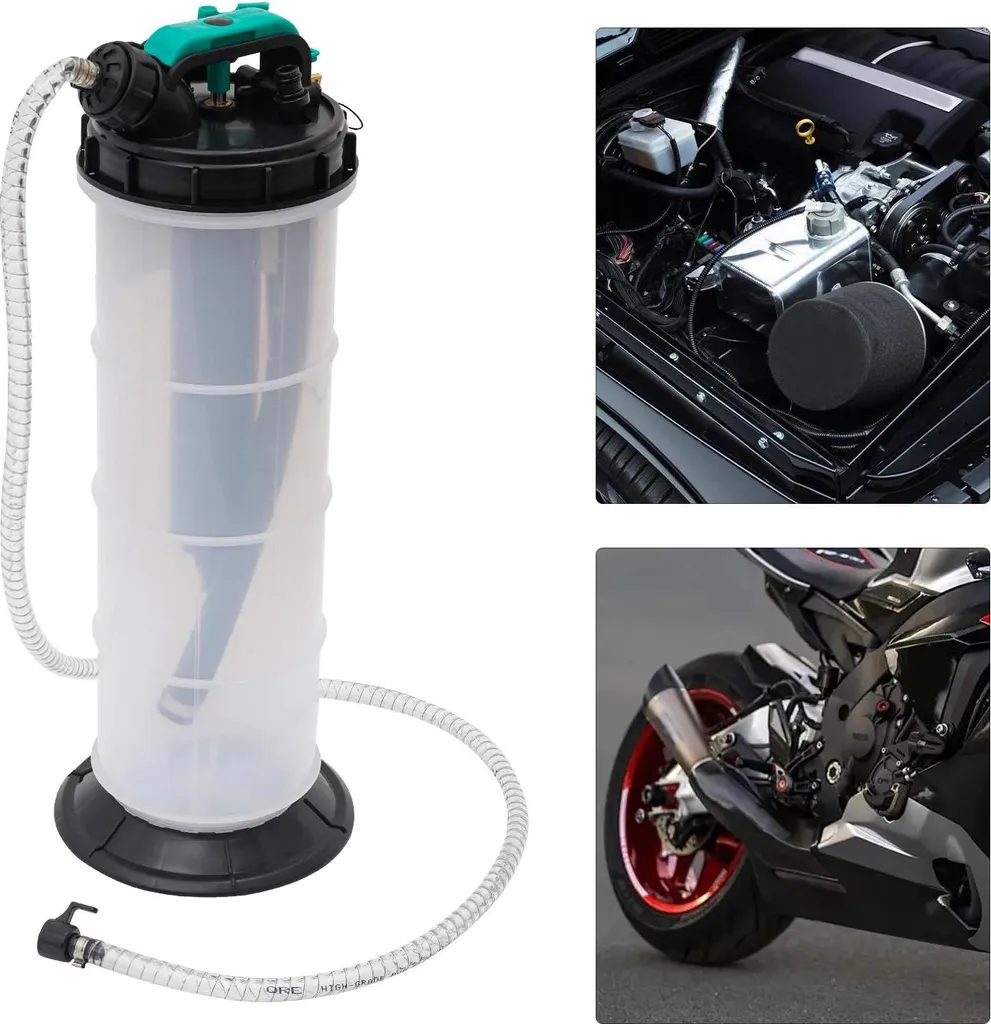 Extracteur de fluides par aspiration 7,5L pour huile moteur et ATF