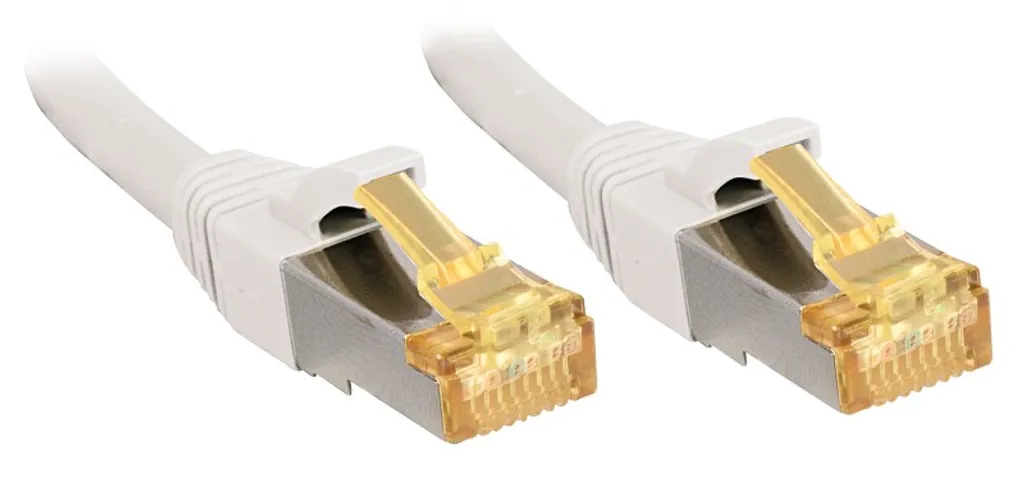 Lindy 47327 Cavo Ethernet 7.5m Cat7 Bianco: Smart Working senza Lag