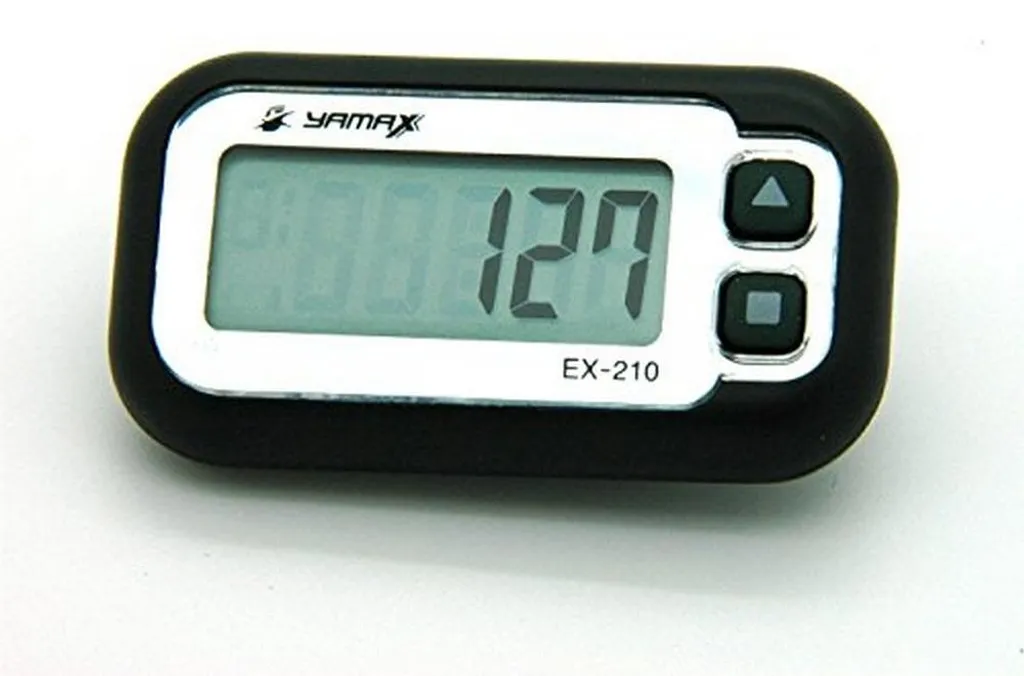 Yamax EX-210 Podomètre Électronique Blanc pour Suivi Précis des Pas