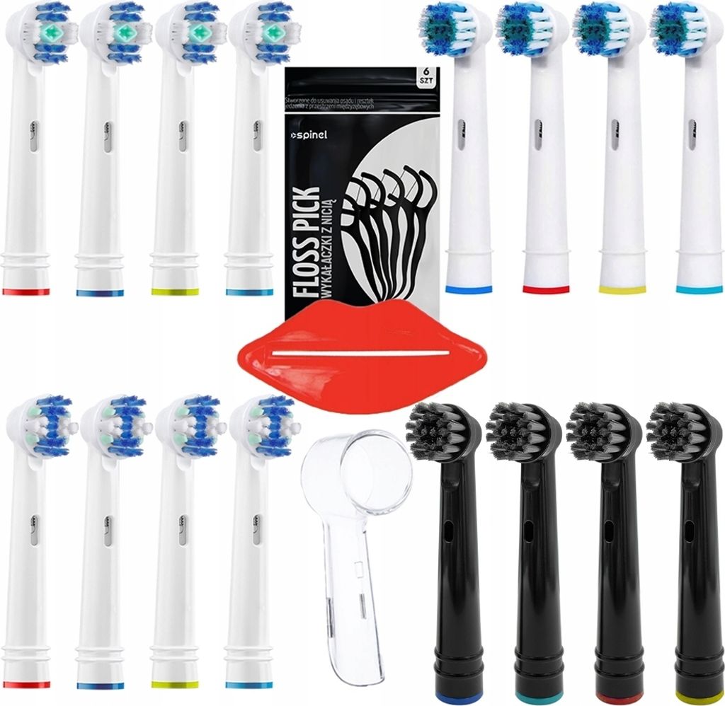 Oral-B Aufsteckbürsten Set 16 Stück Ersatzköpfe kompatibel mit Braun