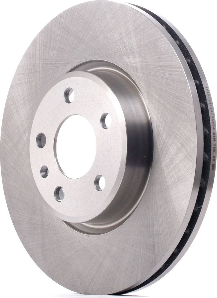 RIDEX 82B1857 - OE 80A 615 301 E Bremsscheibe, Vorderachse für A4 (8W), A5 (F5), Q5 (FY)