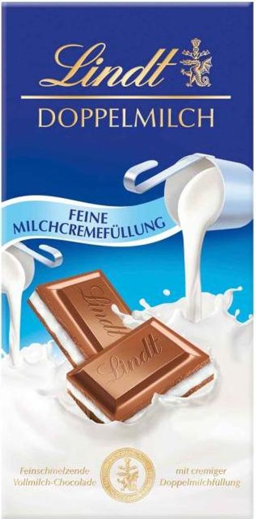 Lindt Doppelmilch Tafel 100g