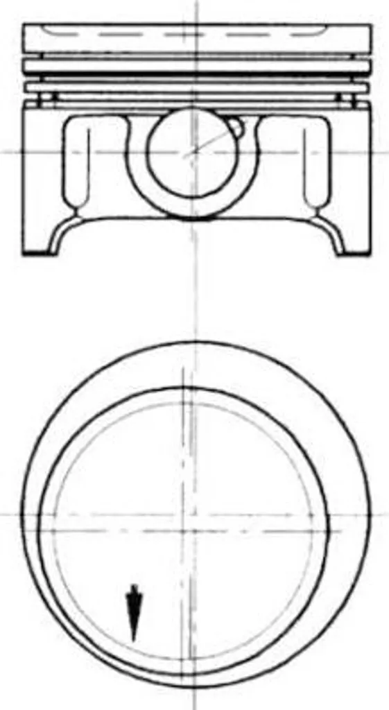 Piston haute résistance 94493630 compatible BMW Z3 E36 et Série 3 E36