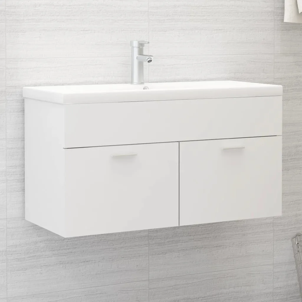 Meuble sous-lavabo blanc 90 cm : idéal pour optimiser votre espace
