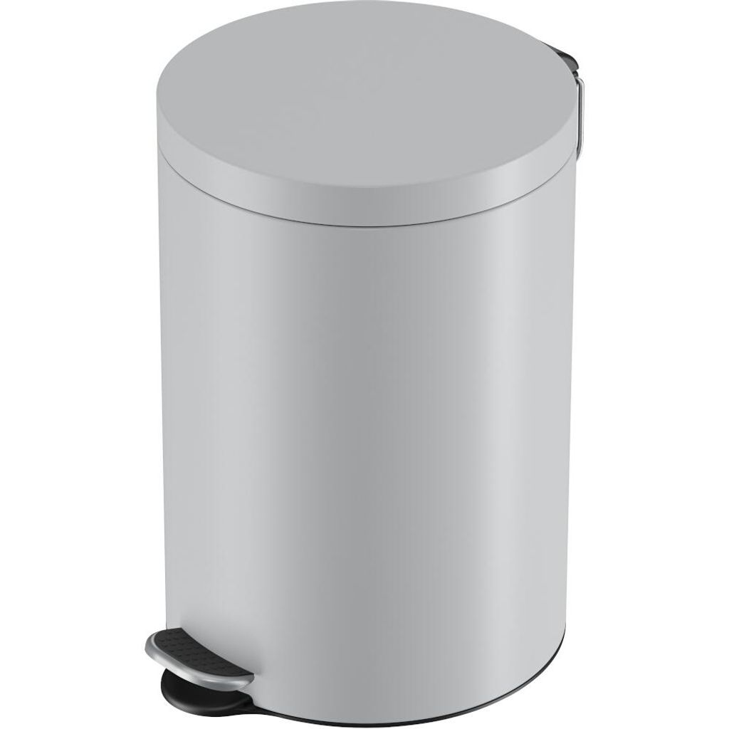 Hailo Poubelle à pédale ronde Selekta 20 l gris Image du produit 