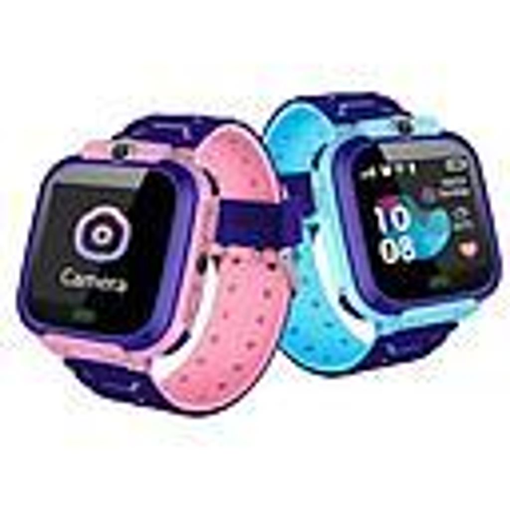 Mebus Smartwatch für Kinder und Senioren – Bundle in rosa & blau