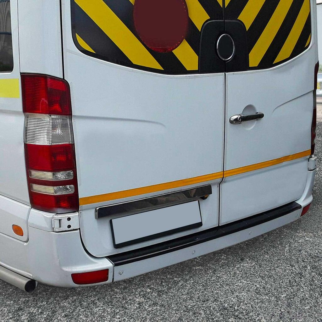Ladekantenschutz für VW Crafter 2006-2017 Stoßstange Glanz Schwarz ABS
