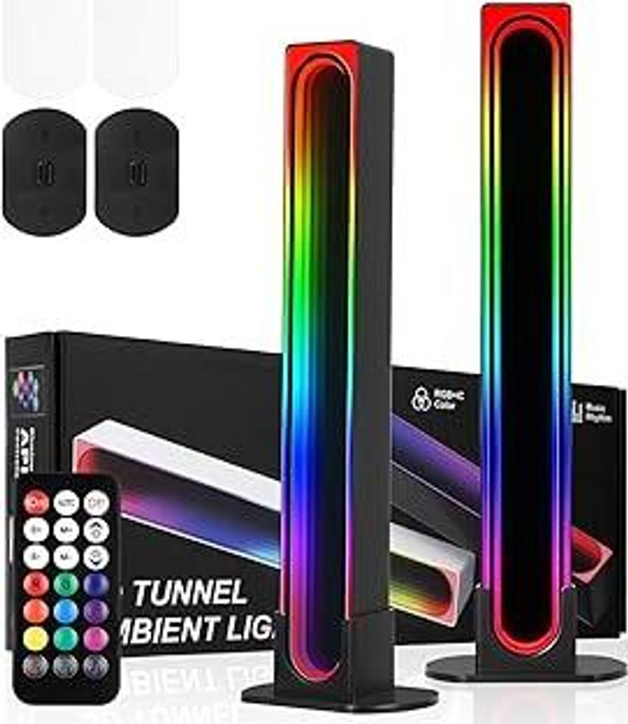 LED Lightbar,TV Hintergrundbeleuchtung,Musik Sync RGB LED Light Bar, Gaming Lampe funktioniert RGB Ambient Smart Sync mit Musik und APP Control Ste...