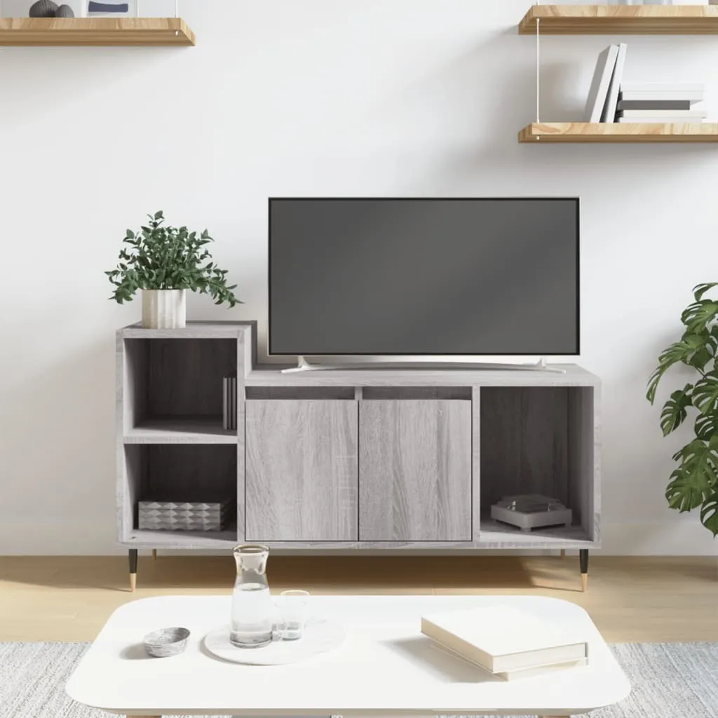Mobili TV Grigio Sonoma 100cm | Trasforma il tuo Salotto con Stile