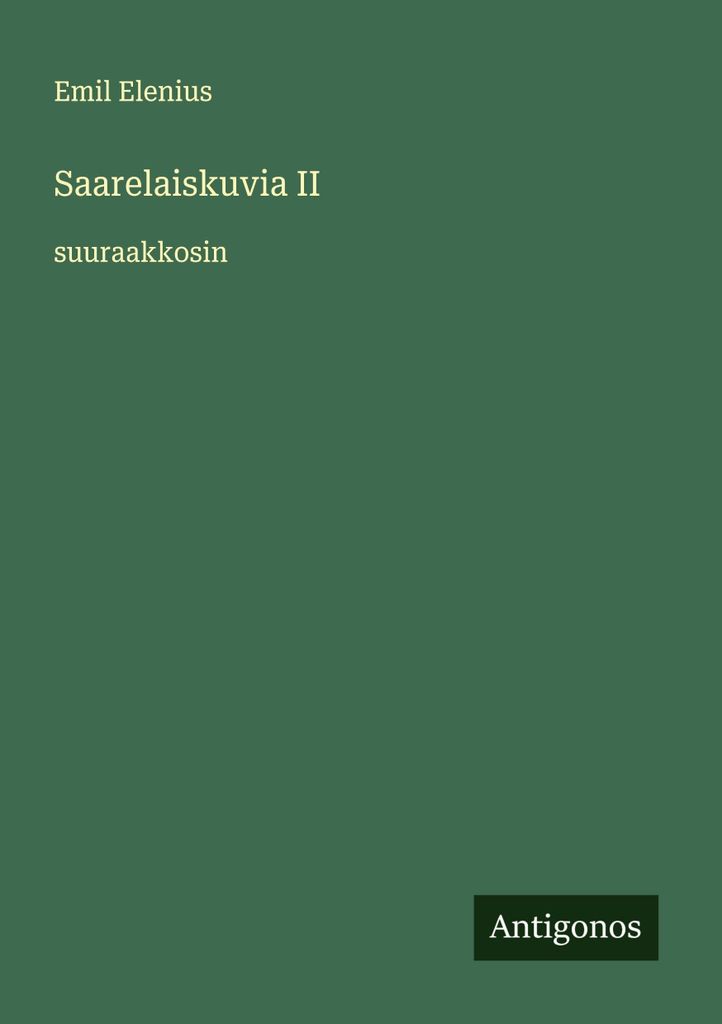 Saarelaiskuvia II