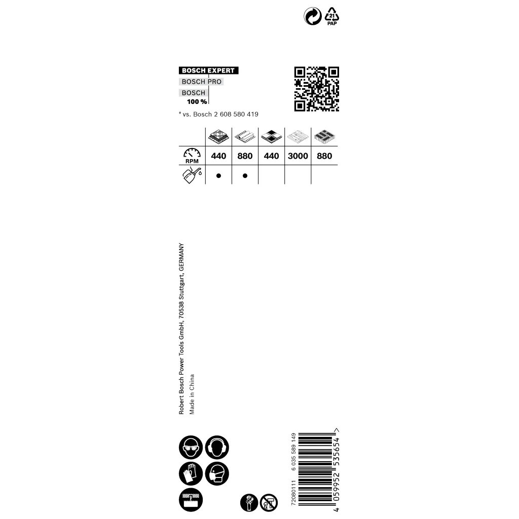 Sega a Tazza Bosch Expert Tough Material 20mm | 60mm di Potenza Pura