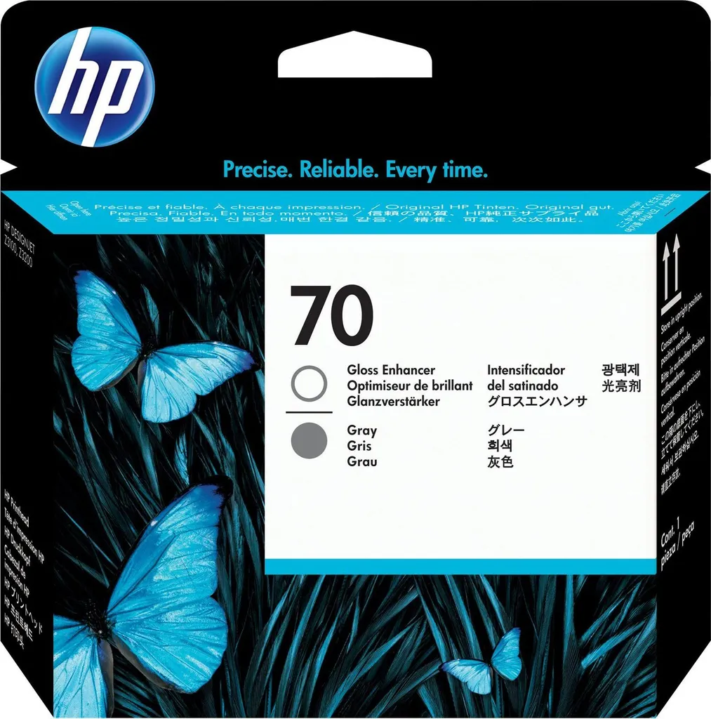 HP 70 GlossEnhancer+Grau Druckkopf
