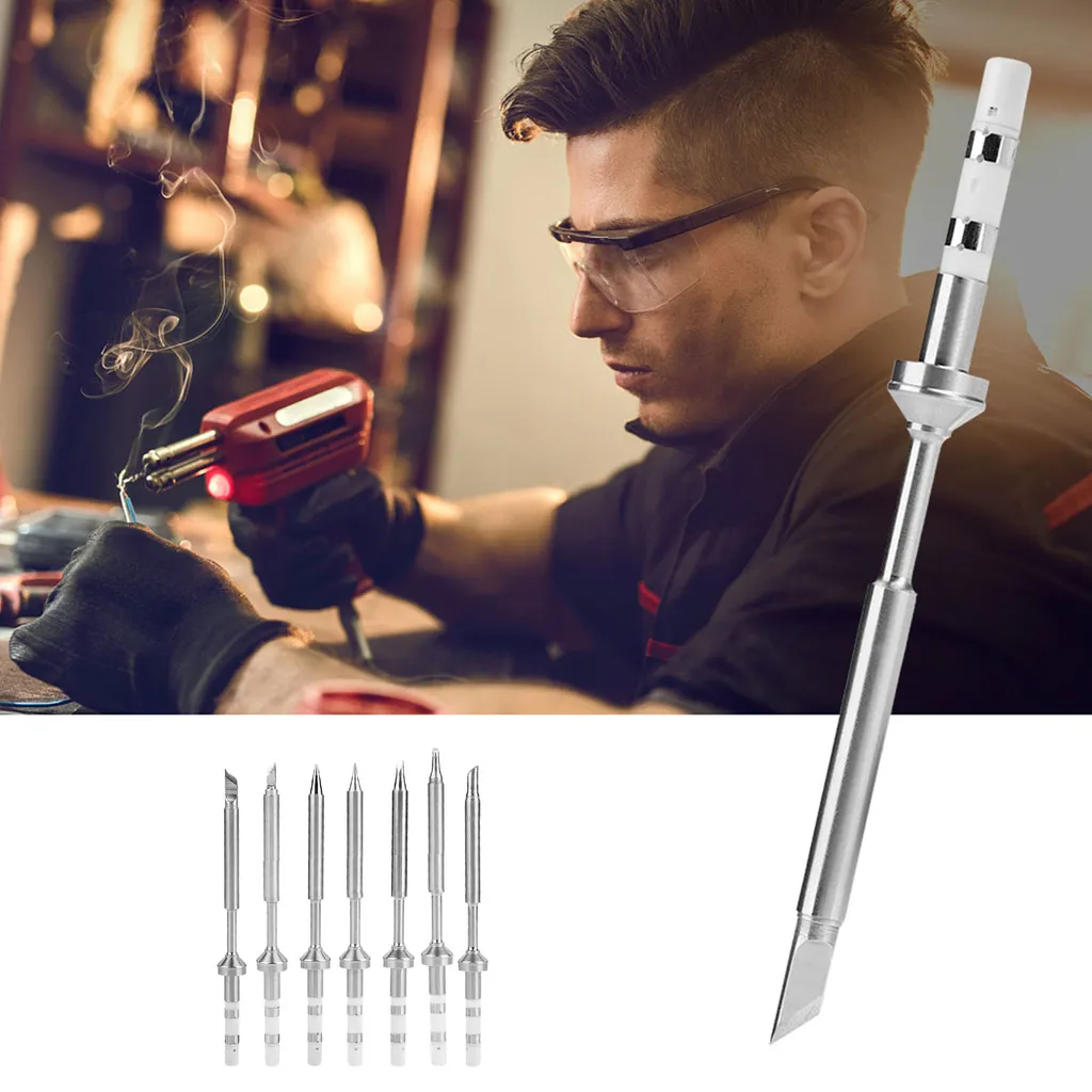 Yetaha Punta Di Ricambio Per Saldatore TS100 (TS-ILS1) - Mini Punta In Acciaio Inox Con Riscaldamento Rapido - Senza Piombo